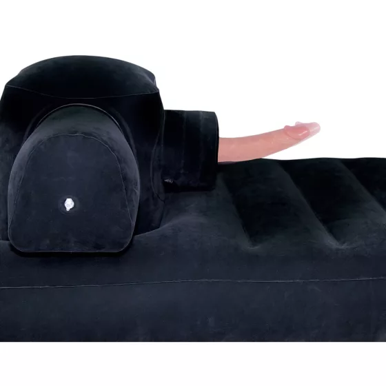 You2Toys Velvet Luxury - sexstroj s vstavanou posteľou (čierny)