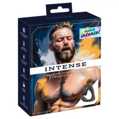   Intense - diaľkový vibračný stimulátor prostaty (čierny)