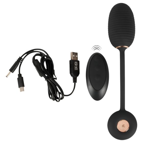 You2Toys Intense RC - vibračné vajíčko - čierne