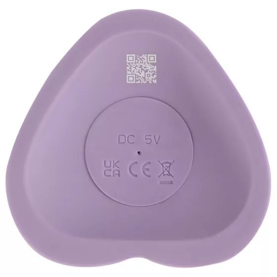 You2Toys - vibrátor so srdiečkami - fialový