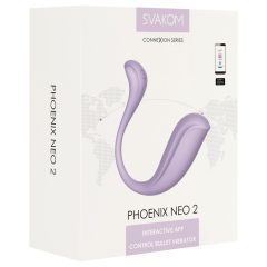   Svakom Phoenix Neo 2 - inteligentné vibračné vajíčko (fialové)