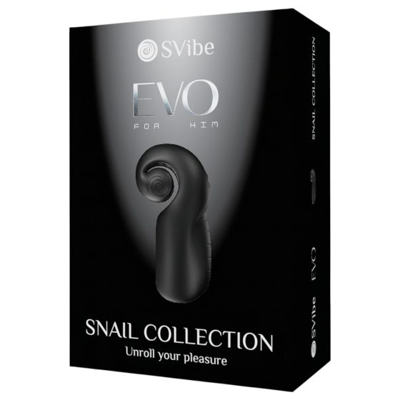 SVibe EVO - vodotesný masturbátor - akumulátor - čierny