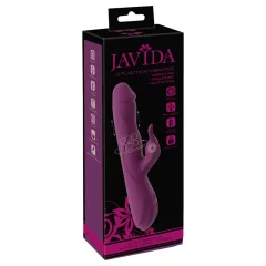   Javida - vibrátor s pohybom a rotujúcimi perličkami - fialový