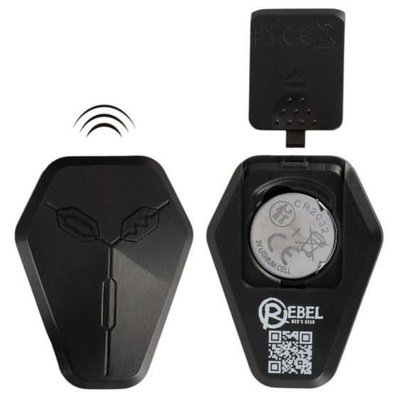 Rebel - vibračný análny stimulátor prostaty - čierny