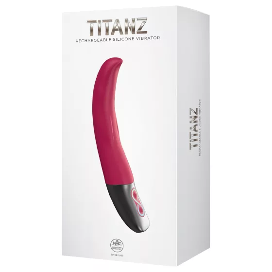 Excellent Power Titanz - vibrátor na G a P bod - silikónový - ružový