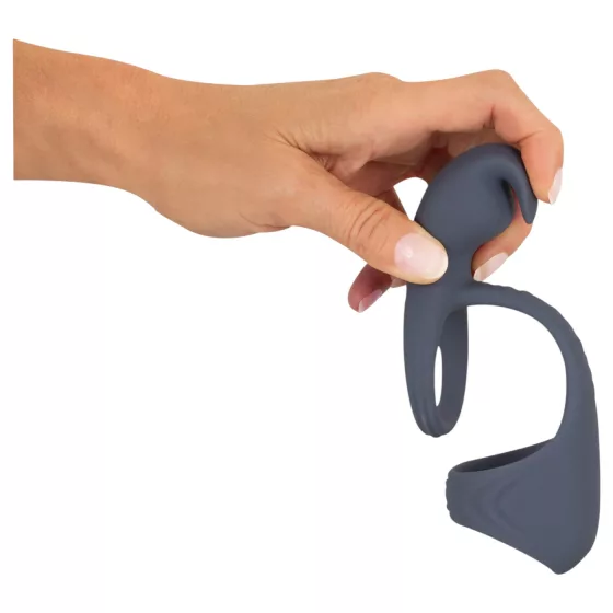Beau Coeur Vylor - erekčný krúžok na penis a semenníky s vibrátorom na klitoris