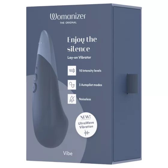 Womanizer Vibe - vibrátor na klitoris - modrý
