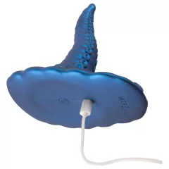 Beasty Cocks - vibrátor na G-bod v tvare polypa - modrá