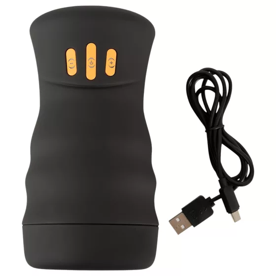 You2Toys Gyro - masturbátor s rotáciou a vibráciou - čierny