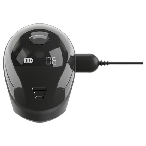 Rebel - vibrátor na žalud - vodotesný - čierny