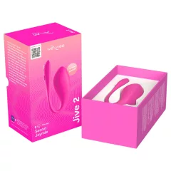   We-Vibe Jive 2 - nositeľný, diaľkovo ovládaný vibrátor na bod G (ružový)