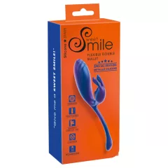 Smile - vibrátor na bod G a klitoris - vodeodolný - modrý