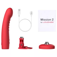   / LOVENSE Mission 2 - inteligentný vibrátor s prísavkou (červený)