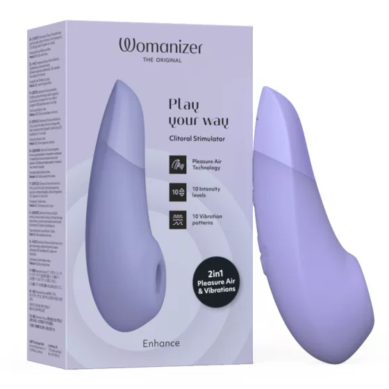 Womanizer Enhance - stimulátor klitorisu s tlakovými vlnami (fialový)