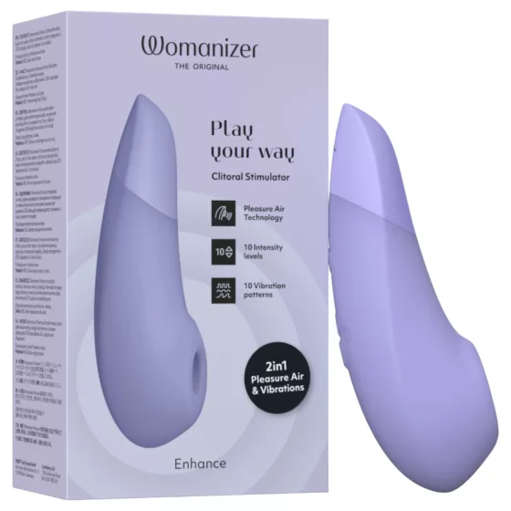 Womanizer Enhance - stimulátor klitorisu s tlakovými vlnami (fialový)