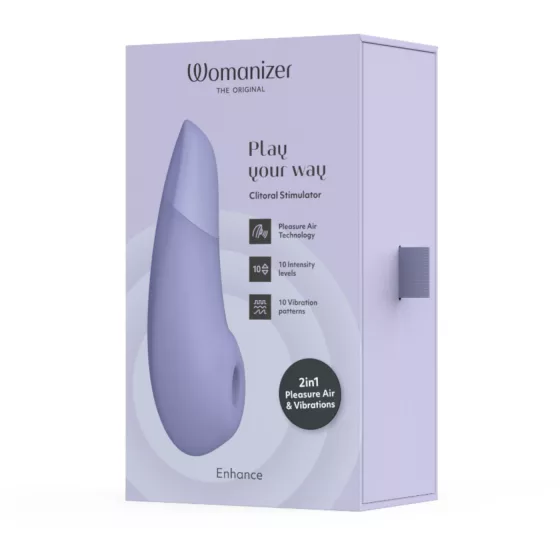 Womanizer Enhance - stimulátor klitorisu s tlakovými vlnami (fialový)