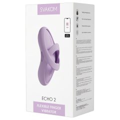 Svakom Echo 2 - inteligentný prstový vibrátor (ružový)