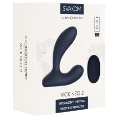 Svakom Vick Neo 2 - inteligentný análny vibrátor (modrý)