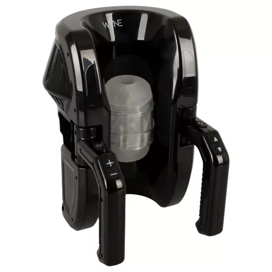 WYNE 10 - automatický masturbátor s držadlom - čierny