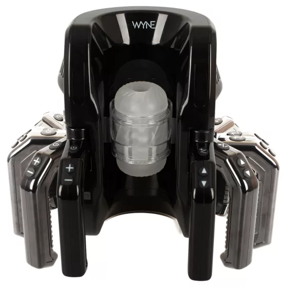 WYNE 10 - automatický masturbátor s držadlom - čierny