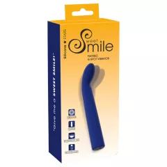 Smile - vibrátor na G-bod - zahnutý - modrý