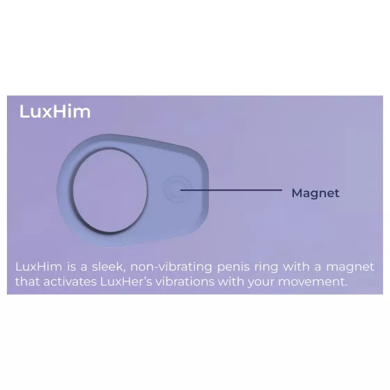 LUXUS Climax Together by Kiiroo - magnetická, aplikáciou ovládaná sada párového vibrátora