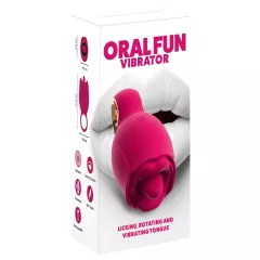   You2Toys Oral Fun - jazykový vibrátor na klitoris (ružový)