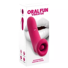   You2Toys Oral Fun - sací a lízací stimulátor klitorisu (ružový)