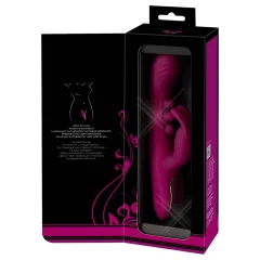   Javida - vibrátor s guľôčkami a stimulátorom klitorisu - fialový