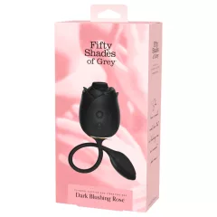   Fifty Shades of Grey - vákuový stimulátor klitorisu a vibračné vajíčko - čierna