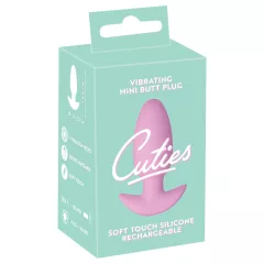 Cuties Mini - vibračný análny kolík - ružový