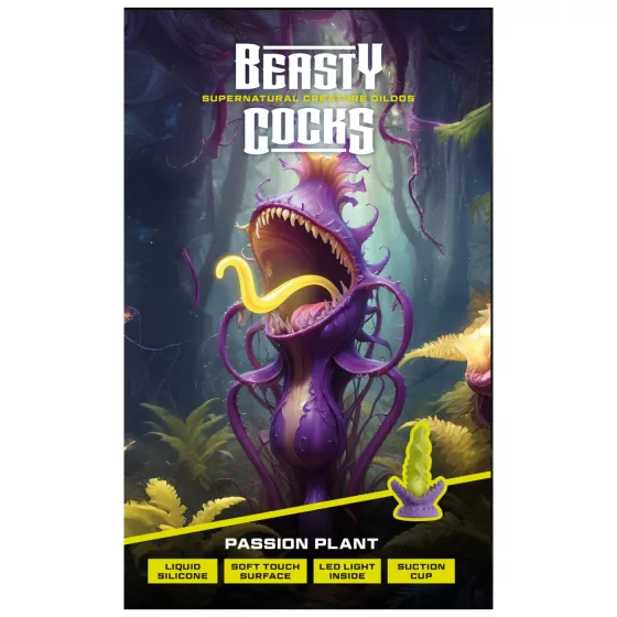 Beasty Cocks - svietiace dildo - zelené
