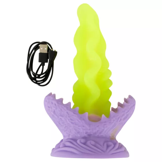 Beasty Cocks - svietiace dildo - zelené