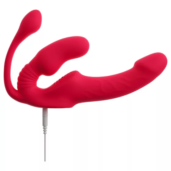 You2Toys Strapless - nasadzovací 3-ramenný vibrátor (ružový)