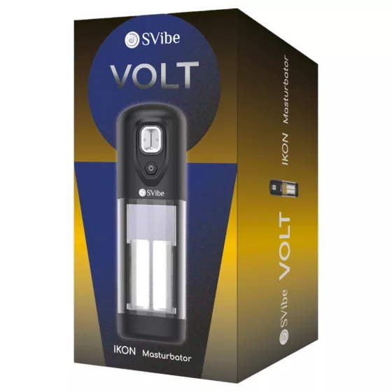 Snail Vibe Ikon Volt - automatický masturbátor (čierny)