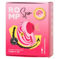   ROMP Spin - tlakový stimulátor klitorisu s vlnami vzduchu (ružový)