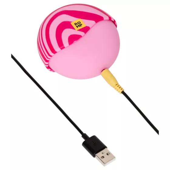 ROMP Spin - tlakový stimulátor klitorisu s vlnami vzduchu (ružový)