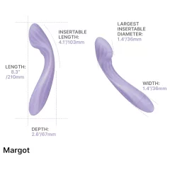 Svakom Margot - 2-motorový vibrátor na bod G (fialový)