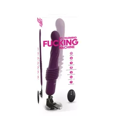   You2Toys - vibračný hrejivý tlačný vibrátor s diaľkovým ovládaním (fialový)