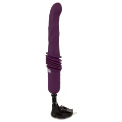  You2Toys - vibračný hrejivý tlačný vibrátor s diaľkovým ovládaním (fialový)