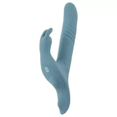   You2Toys - 3-dielny pripínací zajačikový vibračný stimulátor s diaľkovým ovládaním (modrý)