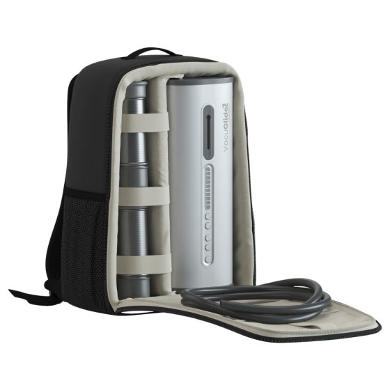 VacuGlide 2 - automatický mužský masturbátor na sieť - luxusný - strieborný