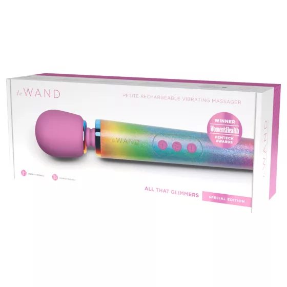 le Wand - masážny vibrátor - dúhový
