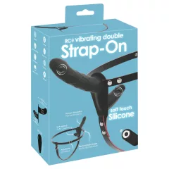   You2Toys - diaľkovo ovládaný dvojitý nasadzovací vibrátor (čierny)
