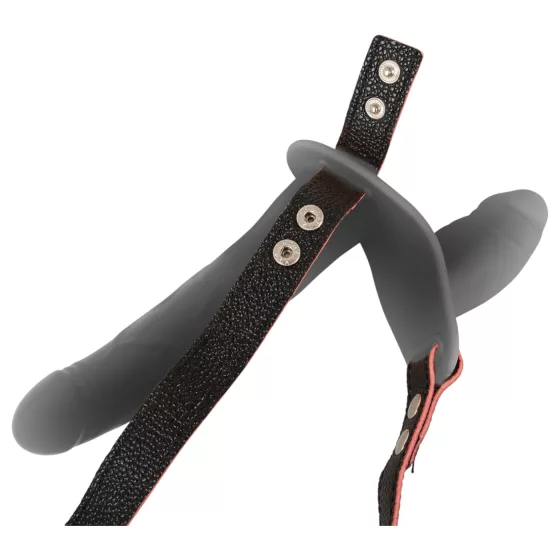 You2Toys - diaľkovo ovládaný dvojitý nasadzovací vibrátor (čierny)