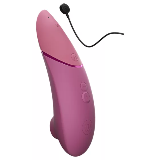 Womanizer Next - stimulátor klitorisu na batérie - tlakové vlny - ružový