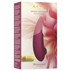   Womanizer Next - stimulátor klitorisu - tlakové vlny - nabíjateľný - bordový