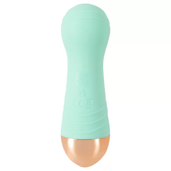 Cuties - akumulátorový, vodotesný mini vibrátor (zelený)