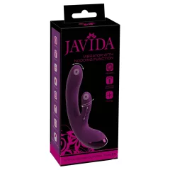 Javida - králičí vibrátor na bod G a klitoris (fialový)