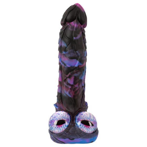 Beasty Cocks Firefly Fantasies - zahrievací prírazový fantasy vibrátor (modrý) - 23,4 cm
